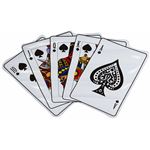 Uppblåsbar vattenleksak Playing cards