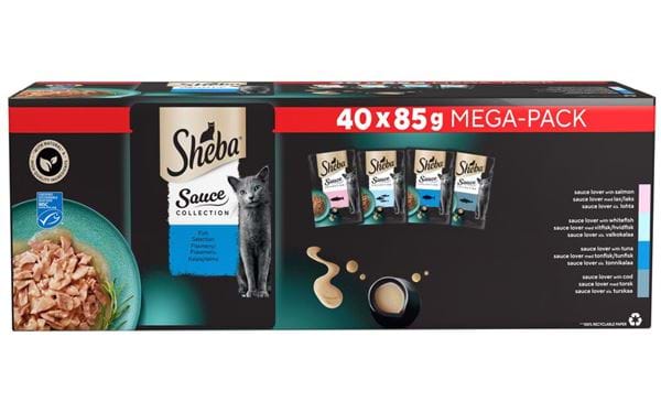 Våtfôr, katt Sheba Sauce Collection